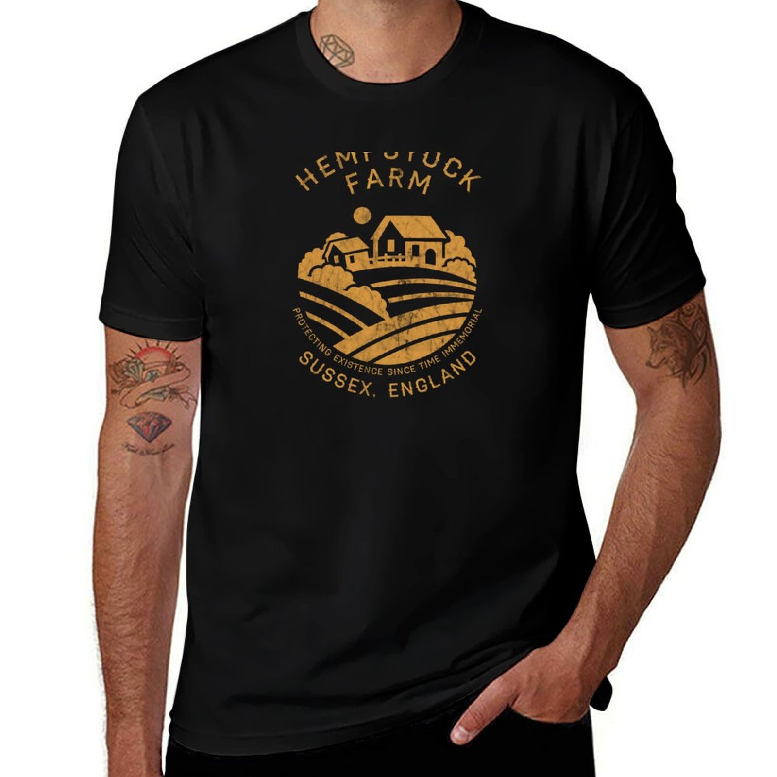 Urban Farming In China - Camiseta Hempstock Farm, estilo casual urbano,