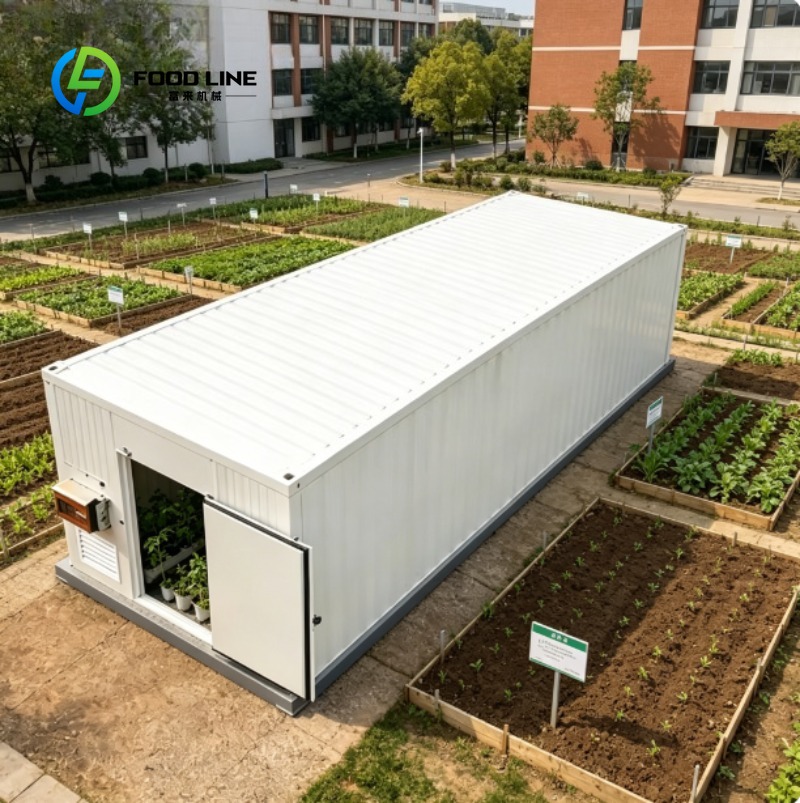 Urban Farming Vertical - Contenedor de Cultivo Inteligente, Sistema de