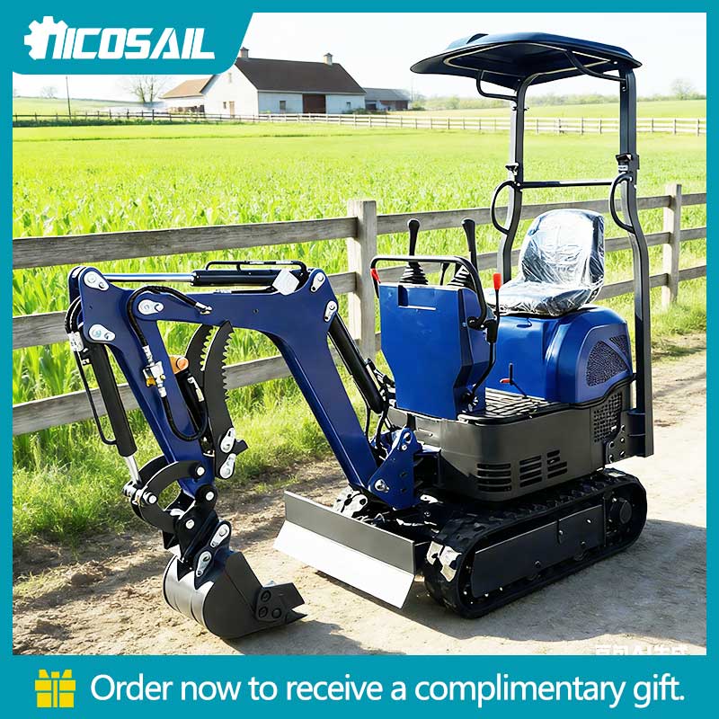 Urban Farming In China - Mini Excavadora Compacta de 1t Compatible