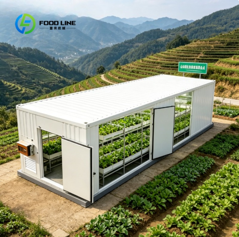 Urban Farming Vertical - Contenedor de Cultivo Modular, Sistema de